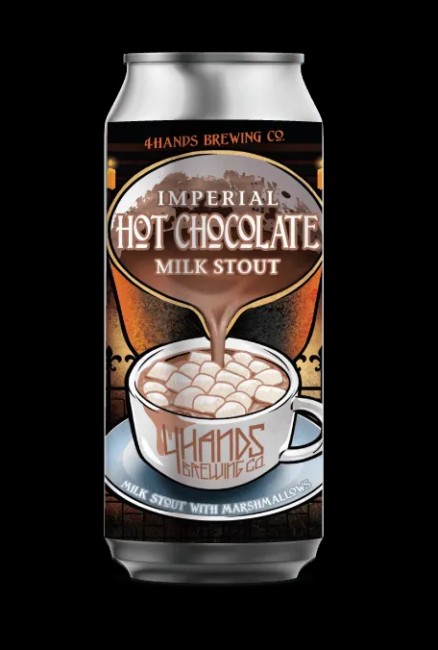 4 Hands Brewing - Imperial Hot Chocolate Milk Stout (4 pack 16oz cans)